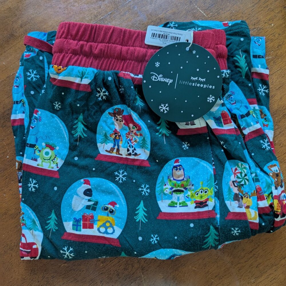 Little Sleepies Men's Medium Pixar Christmas pajama pant